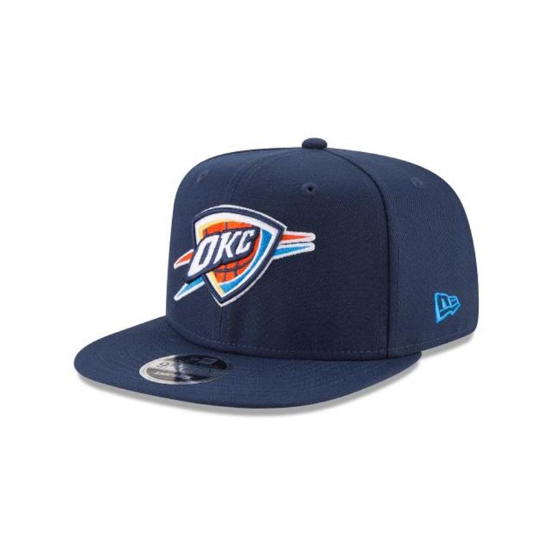 NBA Oklahoma City Thunder High Crown 9Fifty Snapback (LDK0046) - Blue New Era Caps